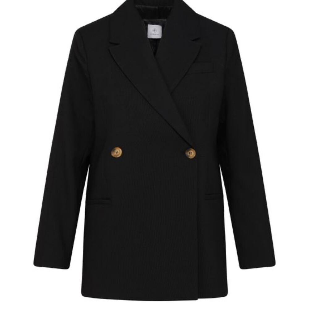 Anine Bing Tailored Black Kaia Blazer Size S